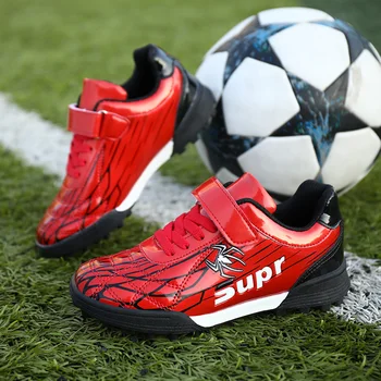 Moda Yeni çocuk Tenis ayakkabıları futbol ayakkabısı Eğitim spor ayakkabı Hafif futbol ayakkabısı Çocuk Erkek Nefes