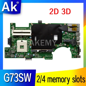 G73SW anakart REV2. 0 Asus G73SW G73S G73 Laptop anakart Anakart 2 bellek yuvaları 4 bellek yuvaları 2D veya 3D